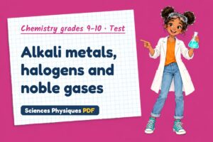 Alkali metals, halogens and noble gases
