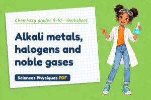 Alkali metals, halogens and noble gases