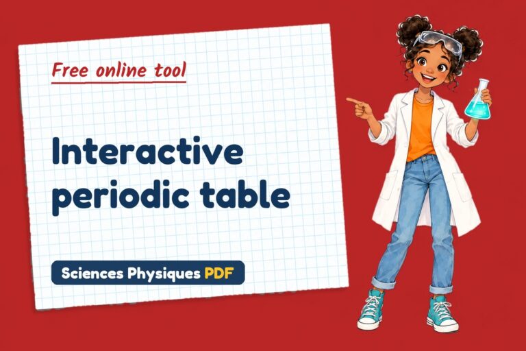 Interactive periodic table: 118 elements