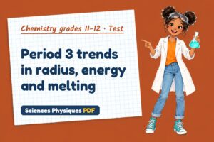 Period 3 trends in radius, energy and melting