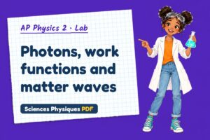 Photons, work functions and matter waves