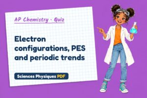 Electron configurations, PES and periodic trends