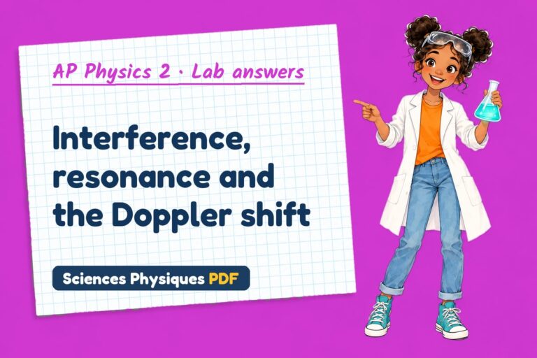 Physical optics lab answers for AP Physics 2 (free PDF download)
