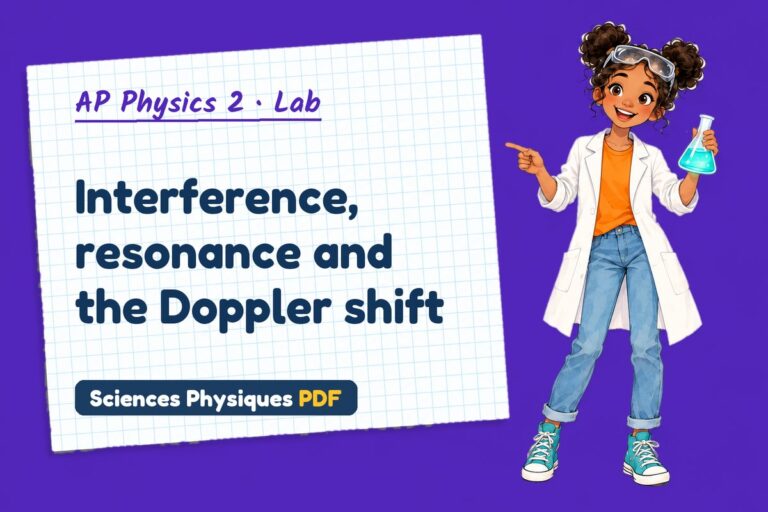 Physical optics lab for AP Physics 2: practical with sample results (free PDF download)