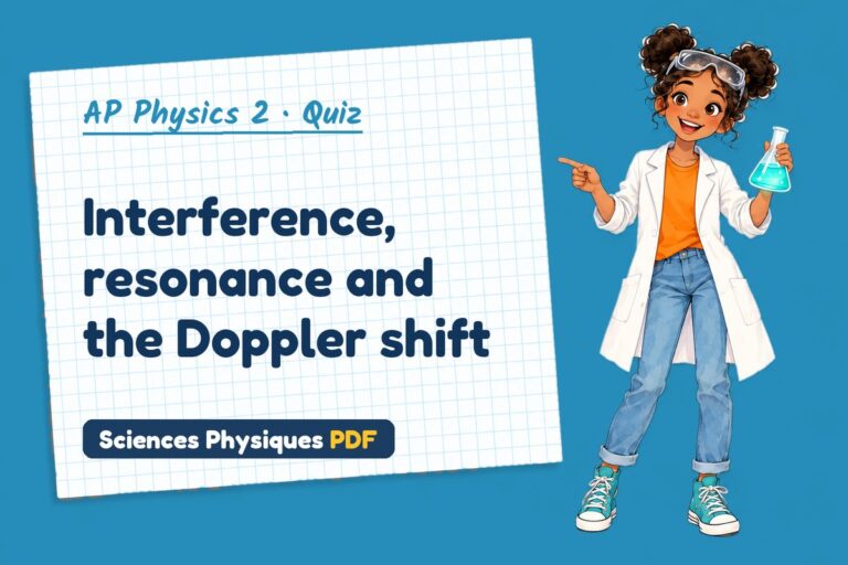 Physical optics quiz for AP Physics 2: 10 questions with answers