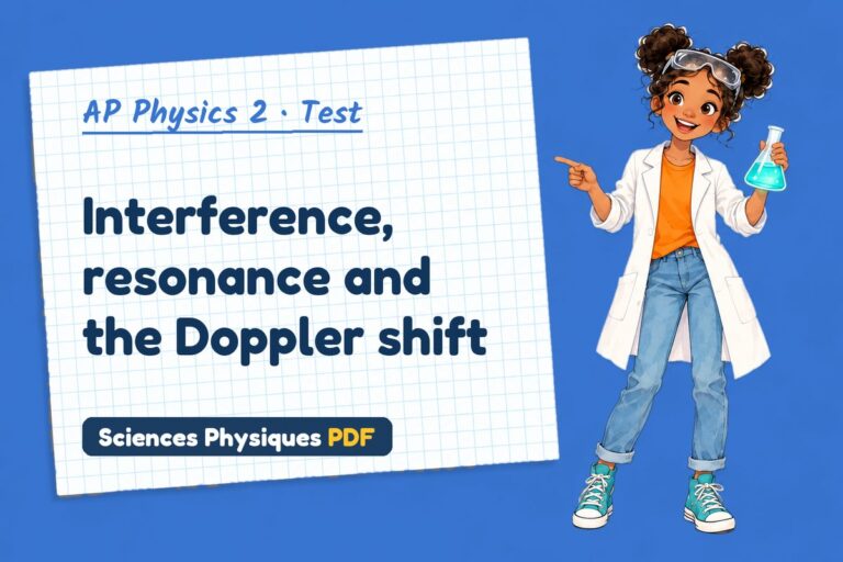 Physical optics test with answers for AP Physics 2 (free PDF download)