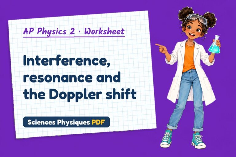 Physical optics worksheet with answers for AP Physics 2 (free PDF download)