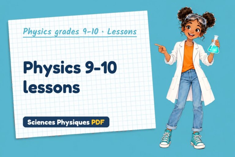 Physics 9-10 lessons and notes (free PDF download)