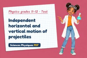 Independent horizontal and vertical motion of projectiles