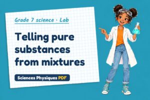 Telling pure substances from mixtures
