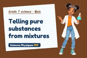 Telling pure substances from mixtures