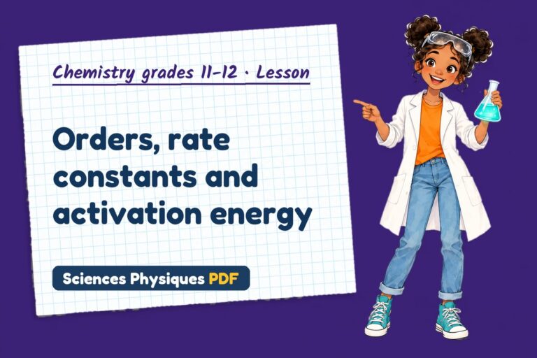 Rate equations notes and lesson for A Level chemistry (free PDF download)