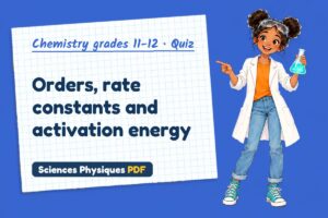 Orders, rate constants and activation energy