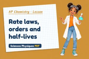Rate laws, orders and half-lives