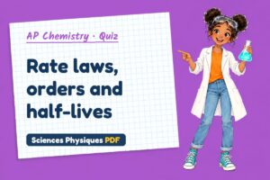 Rate laws, orders and half-lives