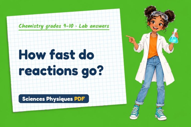 Rates of reaction lab answers for GCSE chemistry (free PDF download)