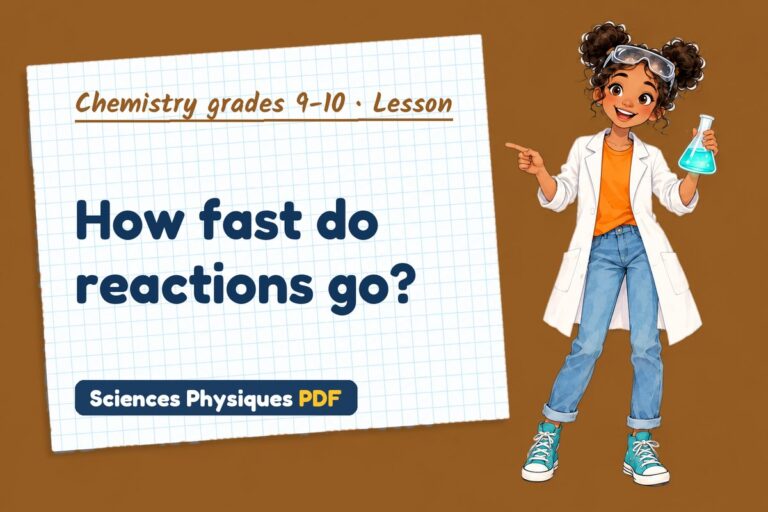 Rates of reaction notes and lesson for GCSE chemistry (free PDF download)