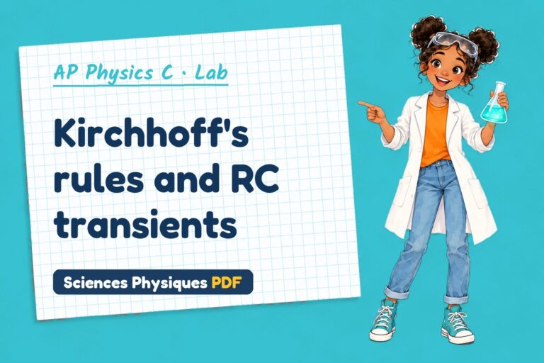 RC circuits lab for AP Physics C: practical with sample results (free PDF download)