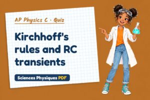 Kirchhoff's rules and RC transients