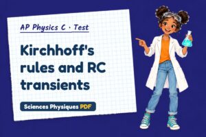 Kirchhoff's rules and RC transients