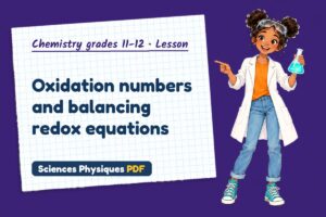Oxidation numbers and balancing redox equations