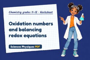 Oxidation numbers and balancing redox equations