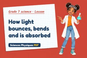 How light bounces, bends and is absorbed