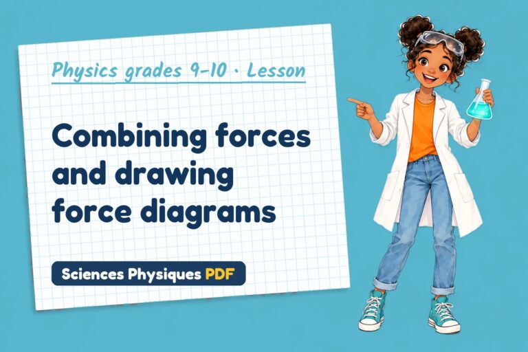 Resultant force notes and lesson for GCSE physics (free PDF download)