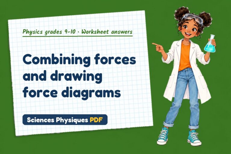 Resultant force worksheet answers for GCSE physics (free PDF download)