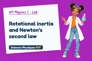 Rotational inertia and Newton's second law