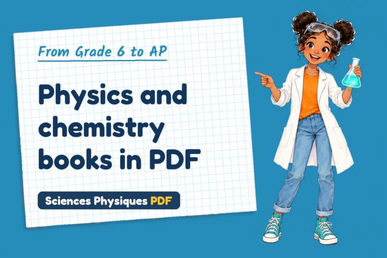 Physics and chemistry books in PDF: lessons, worksheets and tests
