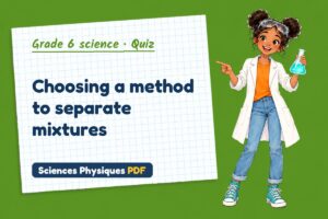 Choosing a method to separate mixtures