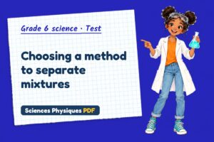 Choosing a method to separate mixtures