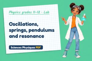 Oscillations, springs, pendulums and resonance