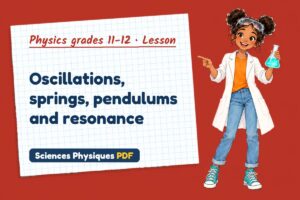 Oscillations, springs, pendulums and resonance