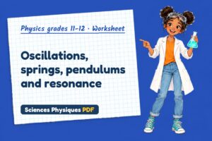 Oscillations, springs, pendulums and resonance