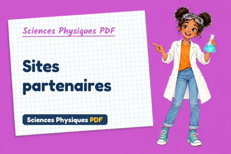 Sites partenaires de Sciences Physiques PDF