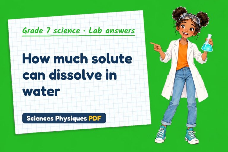 Solubility lab answers for grade 7 science (free PDF download)