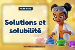 Solutions et solubilité