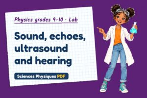Sound, echoes, ultrasound and hearing