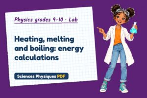 Heating, melting and boiling: energy calculations