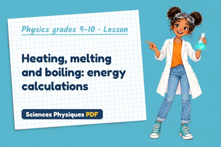 Specific heat capacity notes and lesson for GCSE physics (free PDF download)