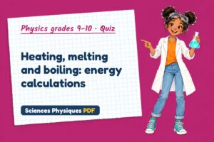 Heating, melting and boiling: energy calculations