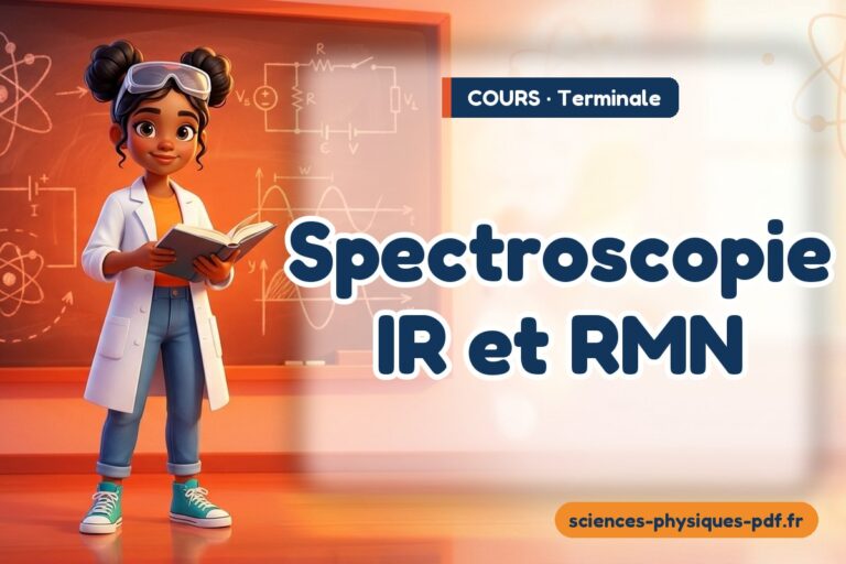 Spectroscopie IR et RMN : cours de sciences physiques en terminale – PDF gratuit à télécharger et imprimer