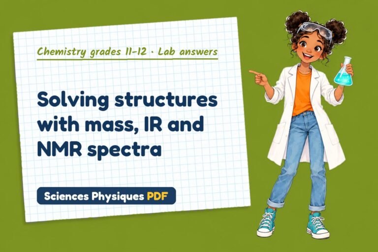 Spectroscopy lab answers for A Level chemistry (free PDF download)