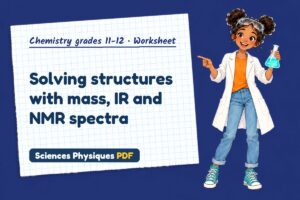 Solving structures with mass, IR and NMR spectra