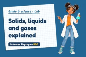 Solids, liquids and gases explained
