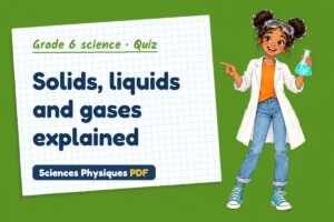 Solids, liquids and gases explained