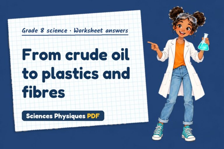 Synthetic materials worksheet answers for grade 8 science (free PDF download)