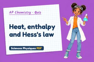 Heat, enthalpy and Hess's law